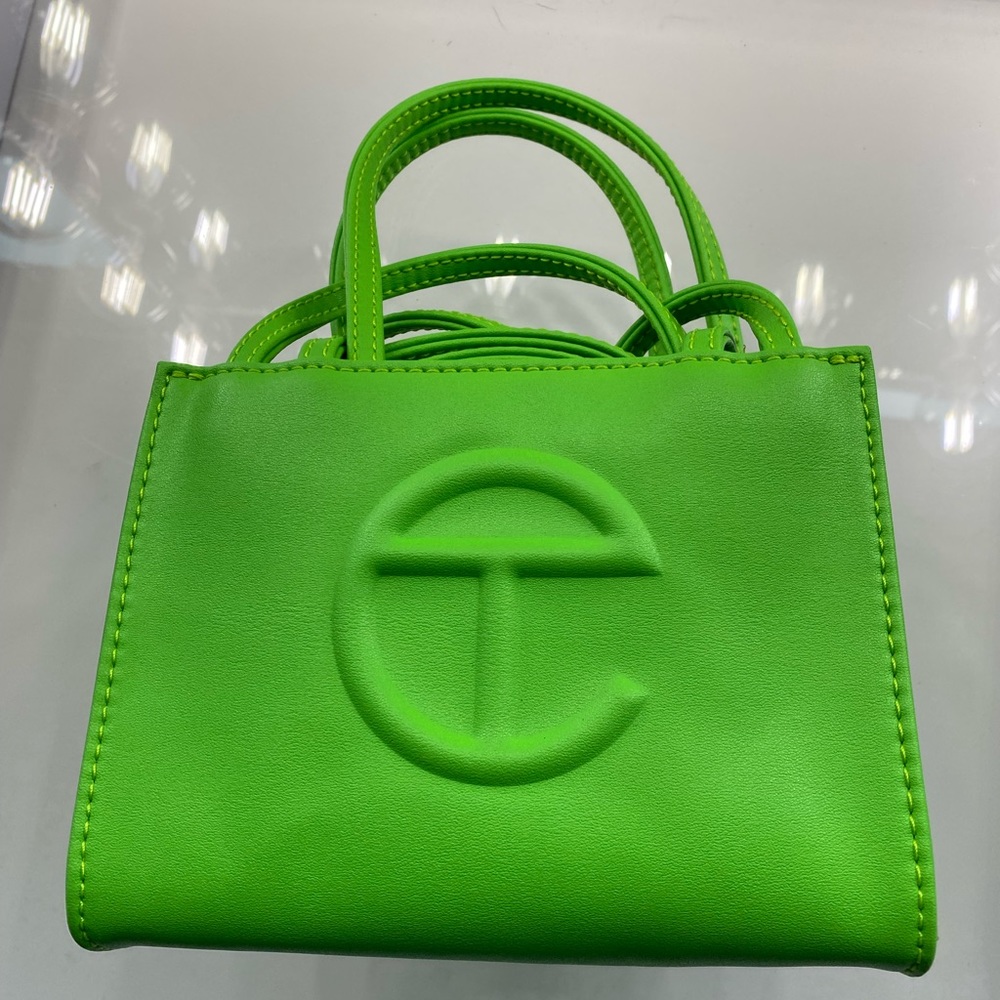 Lime green Telfar bag